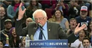 Bernie Sanders Bird Portland Rally