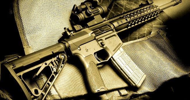 AR15 rifle