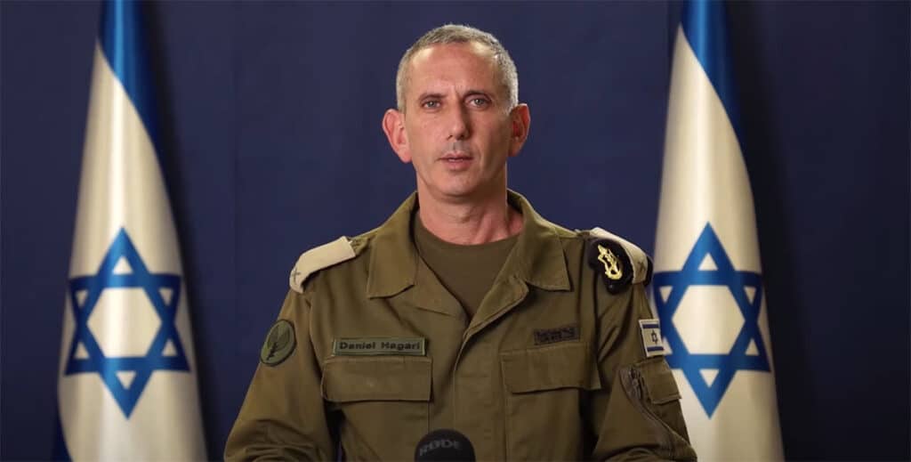 IDF Spokesperson Unit Brig. Gen: Daniel Hagari